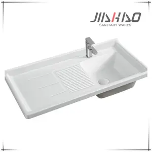 JH-120R Floor Above Washing Machine Cabinet Mounted Modern Laundry Basin