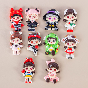 Nuevo lindo dibujos animados Rascal tarjeta grande hecho a mano DIY crema pegamento joyería refrigerador pegatinas llavero resina juguetes bolsas ciegas - Product Image 4