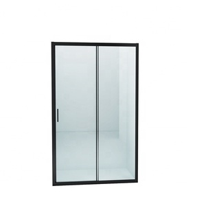 Cadre de cabine de douche carré portable avec plateau rectangulaire pour une utilisation en appartement Salles de douche modernes et élégantes - Product Image 2