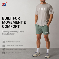OEM Benutzerdefiniertes Logo Lieferant Weiches Atmungsaktives Leichtes Raglan-Ärmel Relaxed Fit Workout Training Gym Lauf Herren T-Shirt