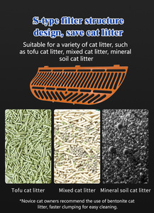 Hands Free Self Cleaning No Scoop Waste Drawer App Control Smart Indoor <b>Cat</b> Toilet Multi <b>Litter</b> Automatic <b>Cat</b> <b>Litter</b> Box - Product Image 5