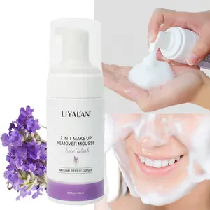 Private Label Schuim Gezichtsreiniger Bubble Hydraterende Whitening Acne Make-Up Remover Mousse Gezicht Wassen