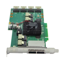 Tarjeta Controladora LSISAS2X36 Chip PCIe 2.0 X8 Interfaz 28 Puertos Internos 8 Puertos Externos 6GB/s SAS2x36-28i8e II