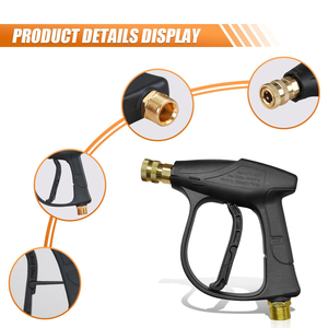 High Pressure 3000 PSI Water Jet <b>Washer</b> Gun Quick Release 1/4 Car Cleaning Tool Power <b>Washers</b> for Effective Car Cleaning - Product Image 3