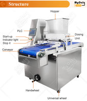 Machine à déposer les biscuits commerciale, petite machine automatique pour la fabrication de biscuits, prix, machine à biscuits de la fortune