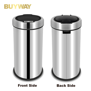 Stainless Steel 50L One Touch Dust Bin <strong>Dual</strong> Trash <strong>Can</strong> <strong>Garbage</strong> <strong>Can</strong> Baby Diaper Trash Bin for <strong>Kitchen</strong> - Product Image 4