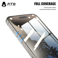 ATB pour iPhone 16 15, protection 10 en 1, lot de protection d'écran en verre trempé transparent HD, vente en gros