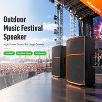 Haut-parleur PA actif L7-15 de 15 pouces, classe D bi-amplifié 500W, haut-parleur DJ professionnel de 15 pouces pour location de scène et spectacles en direct