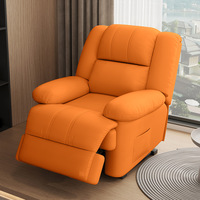Canapé en cuir électrique multifonctionnel de première classe Fauteuil de massage pour une personne Salon rotatif Durable Moderne