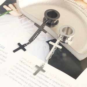 Mix-Größen Hohle Ohrstecker Tunnel 6-20mm Viele Stile zur Auswahl Hängende Ohrstecker und Tunnel 00g Gauges für Frauen Männer Körperpiercing - Product Image 3