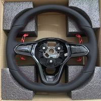 Leder-Lenkrad mit Touch-Tasten für Volkswagen Golf 5-8 Passat B8 CC GTI/GTE Amarok T-roc Jetta