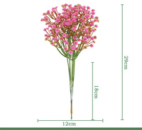 SY-03 Bunga Baby Breath Artifisial 29cm Putih Tahan Air Dekorasi Rumah dan Taman