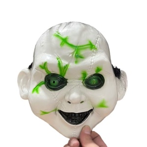 Máscara de Joker de Resurrección, Máscara de <span class=keywords><strong>Halloween</strong></span> con Pelo Amarillo, Divertida para Cosplay, Fiestas, Terror, Gritos, Accesorio de Plástico Ecológico - Product Image 5