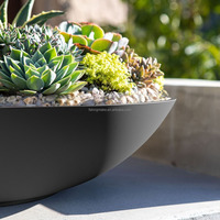 Conteneur de plante en béton le plus vendu pour la place d'affaires et l'aménagement paysager permanent Pots de fleurs en gros Jardinière