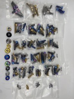 Poignée Rem Titanium Major Parts Boulons Contre Vis Coulées Boulon M3 Fizr Blue S55 Ufo Vis Titan M6 Noir