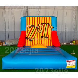Mur gonflable de Velcro d'escalade de PVC extérieur en gros pour des locations extérieures de partie d'événement d'amusement d'enfants - Product Image 6