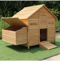 Meilleures ventes, vente en gros d'usine, poulailler en bois de luxe écologique, imperméable, XL - Extra Large