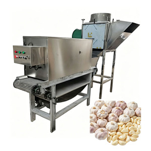 Machine automatique à peler l'ail, 2200W, 380V, équipement de traitement des légumes en acier inoxydable pour la production d'ail pelé - Product Image 5
