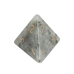 Dés à jouer personnalisés en labradorite vierge de 22 mm à 20 faces pour les jeux de rô<span class=keywords><strong>le</strong></span> (DND) - Product Image 6