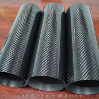 Tube en fibre de carbone de qualité supérieure |   Parfait pour les supports photo, les poteaux de tente et les tiges de flèches de tir à l'arc