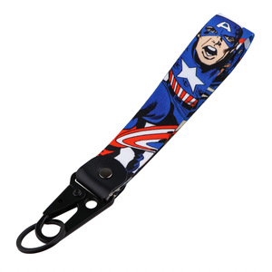 300 conceptions Anime Logo cuir aigle bec <span class=keywords><strong>porte</strong></span>-clés accessoires émerveillé héros <span class=keywords><strong>Spiderman</strong></span> moto aigle bec poignet <span class=keywords><strong>porte</strong></span>-clés - Product Image 5
