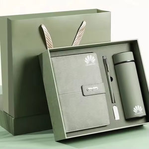 مجموعة هدايا ترويجية فاخرة للأعمال تتضمن دفتر ملاحظات A5 مع قلم وذاكرة فلاش USB، مجموعة هدايا تنفيذية للشركات والمكاتب والمناسبات - Product Image 3