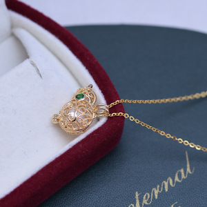 Pendentif en argent S925 pour femmes, perle de lapin d'eau douce blanche de 8 à 9 mm, lumière intense, presque sans défaut, pour pendentifs et breloques de mode - Product Image 3