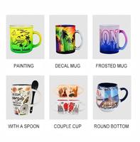 Vente en gros de tasses à café en céramique de 13 oz, 14 oz, 15 oz, personnalisées, en vrac, souvenirs de vacances à la mer pour cadeaux d'affaires