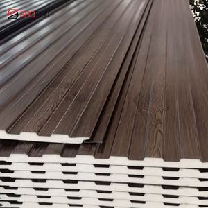 <span class=keywords><strong>Paneles</strong></span> de Revestimiento de Pared Exterior de Poliuretano (PU) Tallados en Metal, <span class=keywords><strong>Paneles</strong></span> Aislantes y Decorativos de Espuma de Poliuretano con Aislamiento - Product Image 1