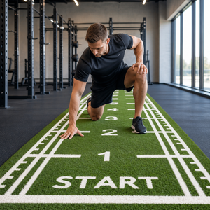Césped Artificial para Deportes, 2 Metros de Ancho, 16 mm de Espesor, Material de PE con Absorción de Impactos para Gimnasios Interiores - Product Image 5