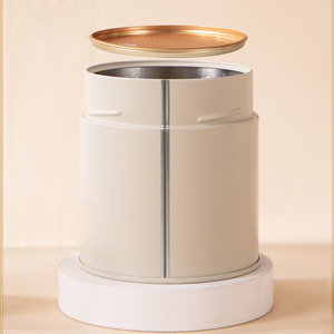 Boîtes à thé en fer blanc 73 mm de qualité alimentaire avec couvercle à vis et surface brillante pour bonbons, grains de café, poudre de matcha - Product Image 6