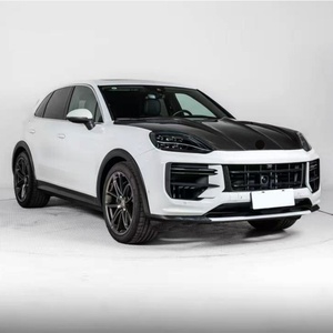 2024 Carbon Fiber <b>Hood</b> Upgrade New TKT Car Modification Parts with Fog Light Bumper Cut-Outs for Cayenne - Product Image 4