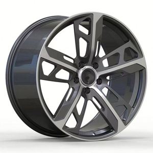 Jantes en alliage forgées exclusives pour Porsche Taycan, personnalisées, noires et blanches, à vendre en 17, 18, 20, 22 et 24 pouces - Product Image 2