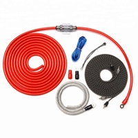 Profitez d'un son cristallin avec un kit d'amplificateur audio RCA de haute qualité pour haut-parleur de voiture, cuivre nu, gaine en PVC souple