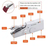 Zogifts Manual portátil de mano Mini puntada máquina de coser