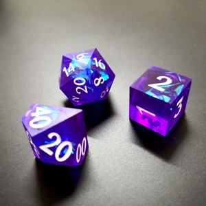 Sharp Edge Améthystes <span class=keywords><strong>RPG</strong></span> dnd dice Set <span class=keywords><strong>Jeu</strong></span> de société de rô<span class=keywords><strong>le</strong></span> avec D4 D6 D8 D10 D % D12 D20 Idéal pour les jeux de donjons Dragons du MDN - Product Image 2