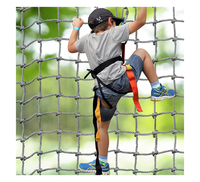 Filet de protection en corde pour escalade, balançoire de terrain de jeu, hamac, protection de balcon, escalier, clôture, pont, protection de sécurité, découpe et traitement personnalisables