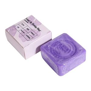 Коробка для мыла с индивидуальным логотипом, экологичная, с окошком, белая, с откидной крышкой, из белого картона, легко собирается, для ручной работы, упаковка для мыла - Product Image 6