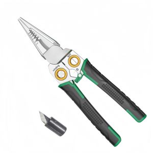 Alicates de Electricista <span class=keywords><strong>7</strong></span> en 1 |   Pelacables Multifuncional de Acero Inoxidable para Mantenimiento <span class=keywords><strong>El</strong></span>éctrico y Bricolaje - Product Image 1