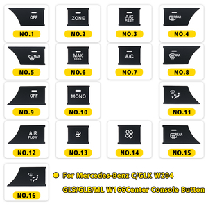 Bouton de commutation multifonction pour console centrale de voiture, remplacement pour <span class=keywords><strong>Mercedes</strong></span> Benz C GLK GLS GLE ML <span class=keywords><strong>Classe</strong></span> W204 W166 A1669050800 - Product Image 3