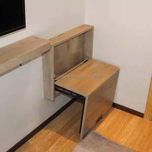 Economy Modern Hotel Bedroom Furniture Set Complete King <b>Queen</b> <b>Bed</b> <b>Frame</b> With Headboard Nightstand TV Cabinet Desk & Side Table - Product Image 4