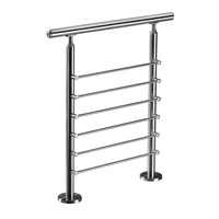 Systèmes de balustrade en acier inoxydable pour terrasses : tubes, poteaux, barres transversales et rampes rondes
