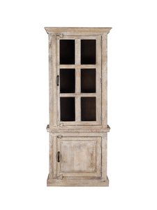 Meilleures ventes : Vitrine en bois sur mesure avec portes vitrées et système de rangement multi-étagères durable - Product Image 1
