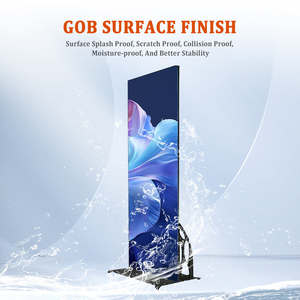 Affichage LED d'affiche haute définition P1.25 intérieur/extérieur, écran tactile facile à déplacer, SDK pour la vente au détail, l'éducation, les centres commerciaux - Product Image 3