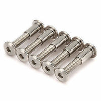 Vis de fixation pour meubles sur mesure, boulons à tête hexagonale et vis à tête plate pour lit bébé