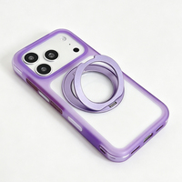 Étui magnétique rotatif à 360° avec béquille pour iPhone 17/18 Pro Max, coque avec protection dissimulée à coussin d'air