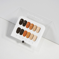AILANUO Coffret de vernis à ongles en gel UV semi-permanents, design personnalisé, lot de 6 couleurs