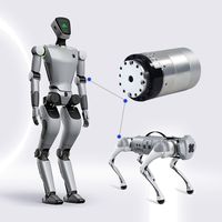 Módulo de actuador de articulación de robot, servomotor hueco para exoesqueleto de pierna portátil y robot humanoide inteligente para caminar