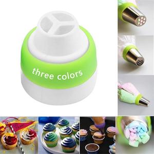Piping Tip Converter Single Hole And Three Hole Round For <b>Cake</b> <b>Decorating</b> Birthday <b>Supplies</b> Adult And Student Use - Product Image 2