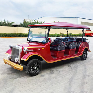 Stable Performance Electric Vintage Car Sightseeing Vehicle with Long Range 5/<b>8</b>/11/14 Seats 30Km/h Max Speed for Leisure - Product Image 5
